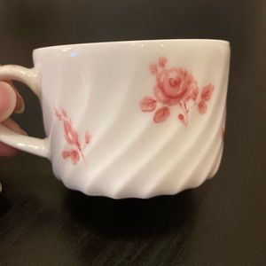 Miniature rose tea cups (4)